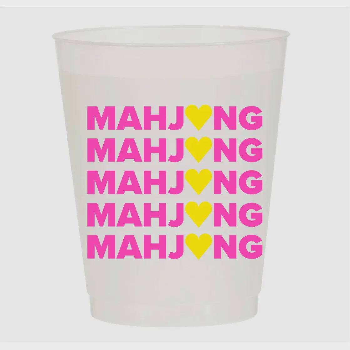 Mahjong Heart Cups