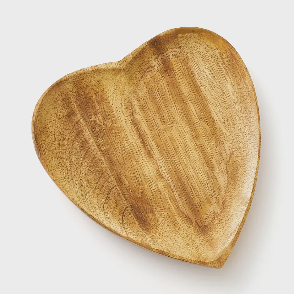 Alaya Heart Wooden Catch All