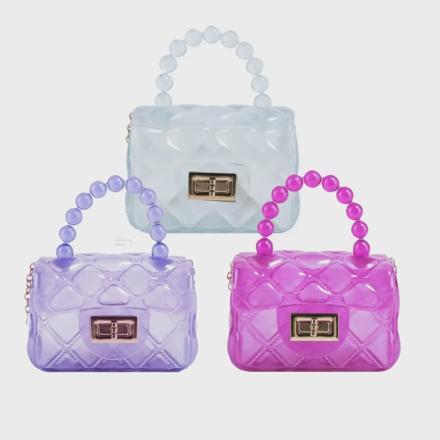Mini Jelly Purse w/ Chain