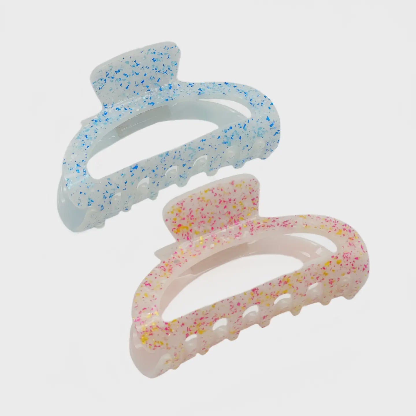 Half Moon Glitter Hair Clip