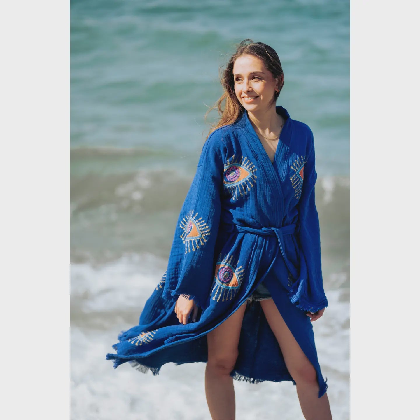 Blue Evil Eye Robe