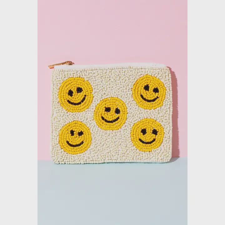 Multi Happy Face Coin Purse
