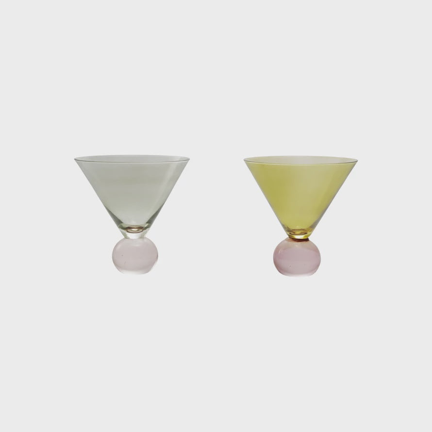 Two Tone Martini Glass 12oz.