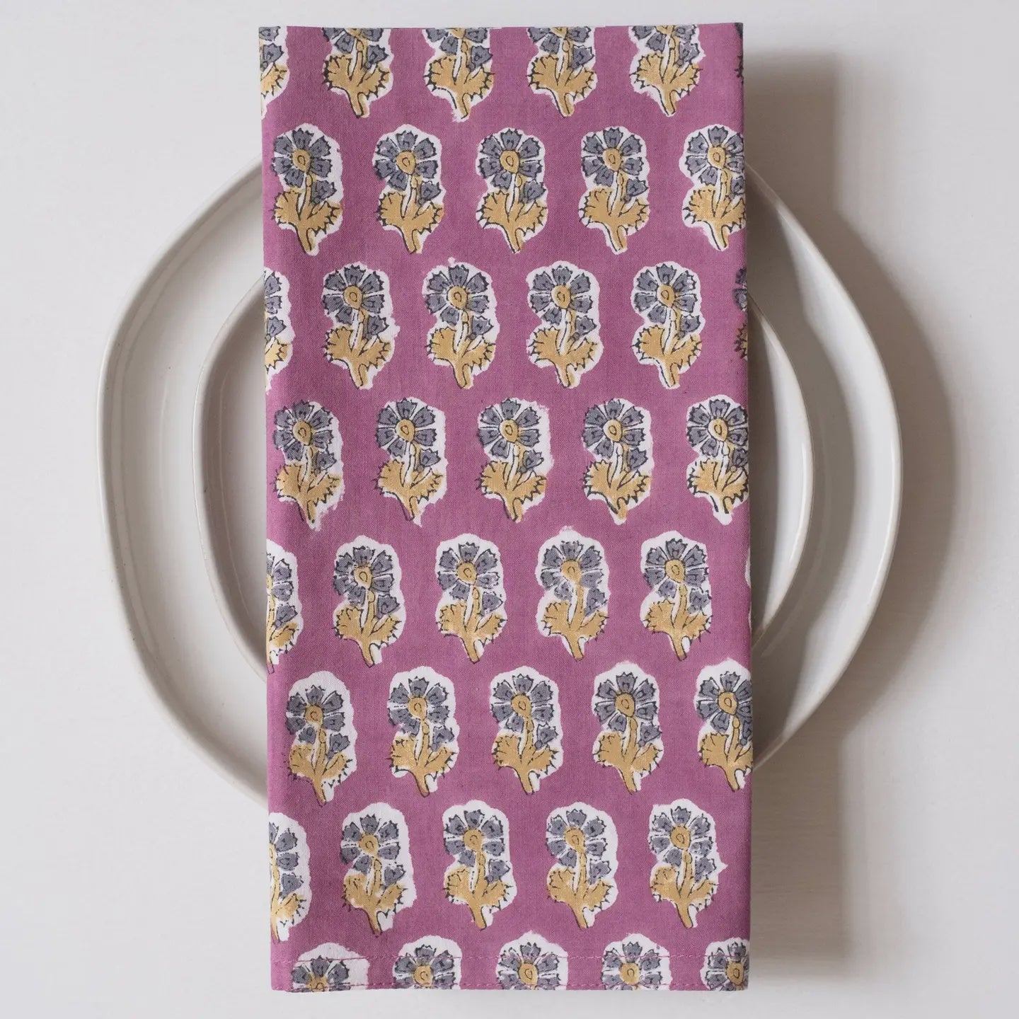 Malin Jewel Block Printed Napkins