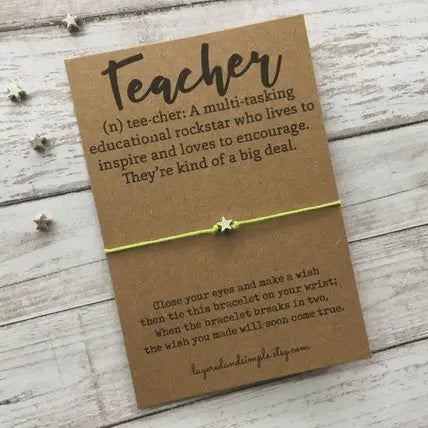 Teacher Appreciation Bracelet