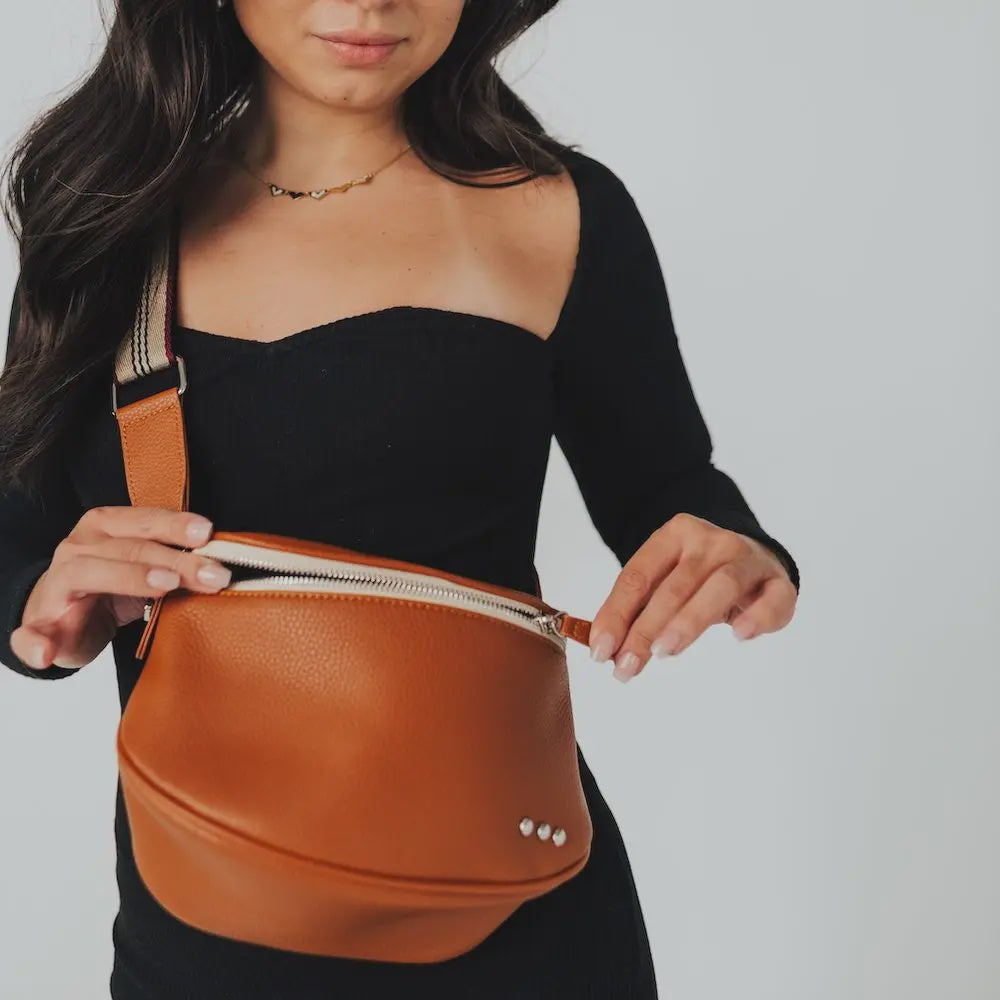 Sutton Crossbody Sling - Brown