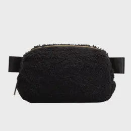 Black Sherpa Belt Bag