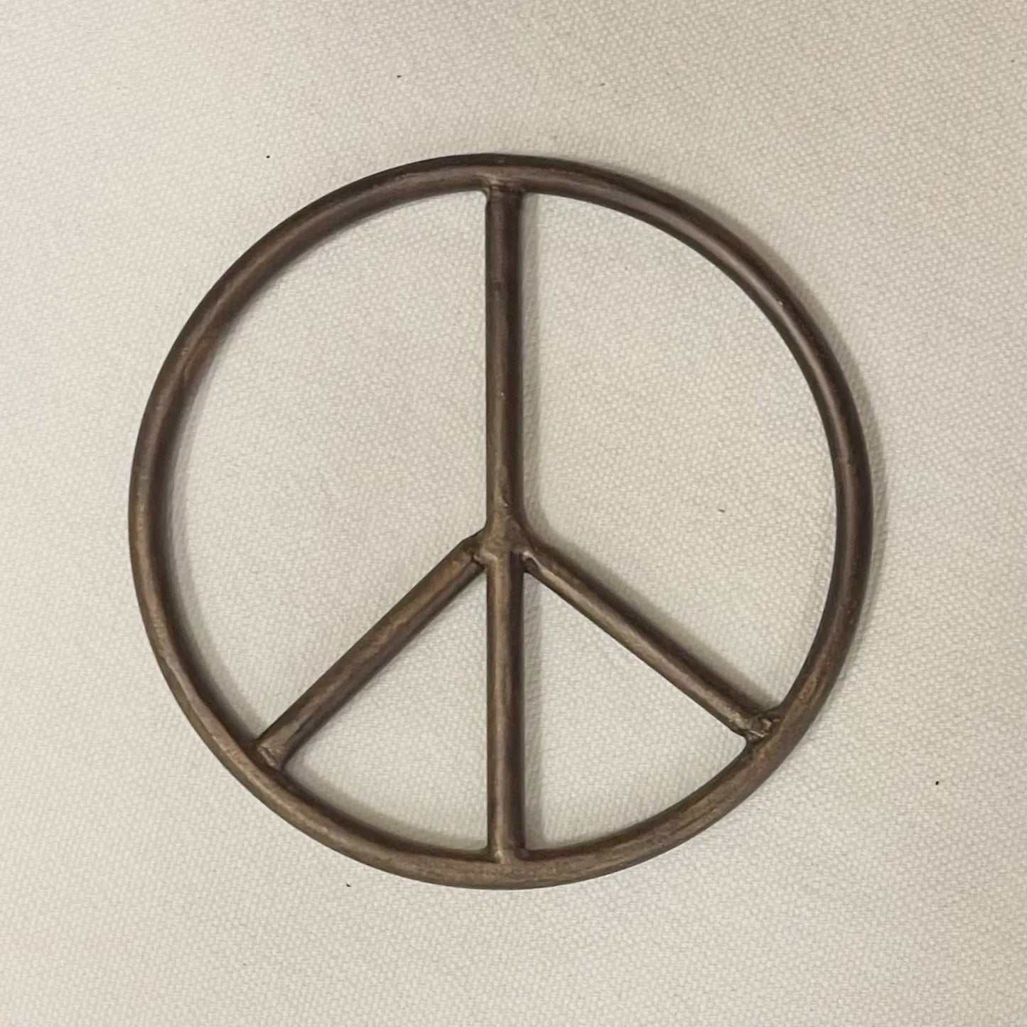 4" Metal Peace Sign