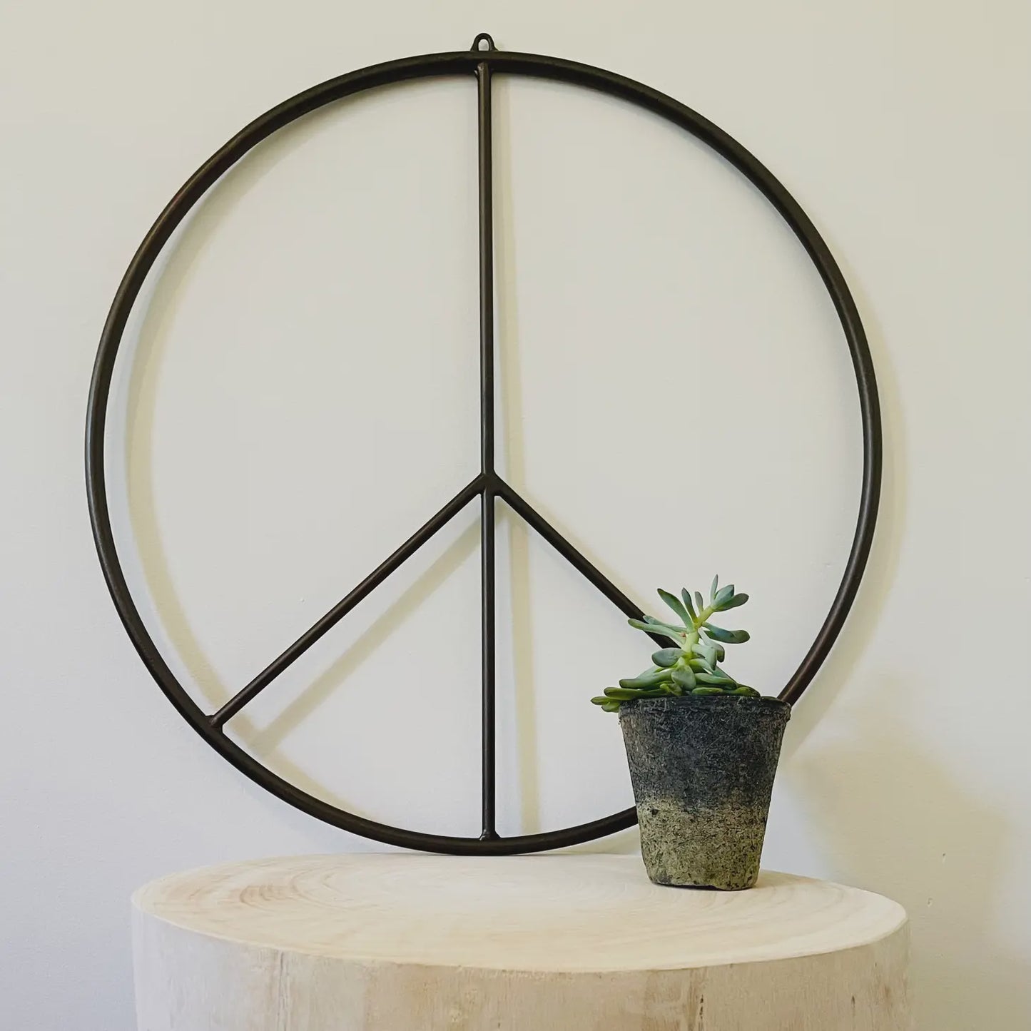 Metal Peace Sign