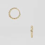 Beaded Hoops