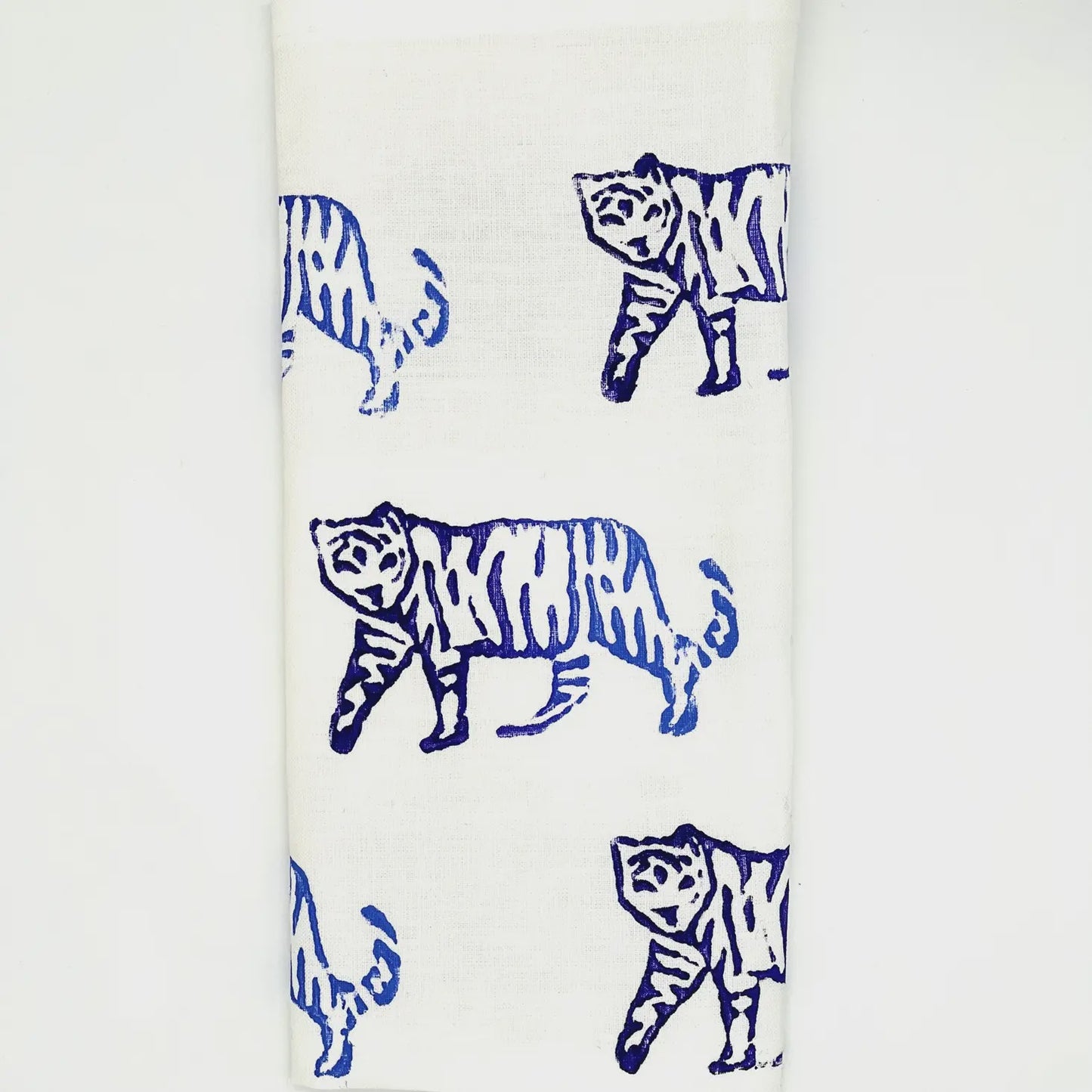 Blockprint Tiger Napkin