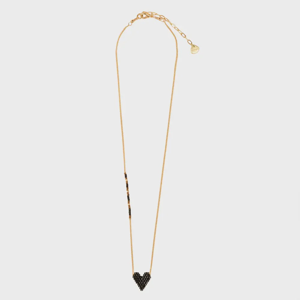 Black Heartsy Chain Pendant