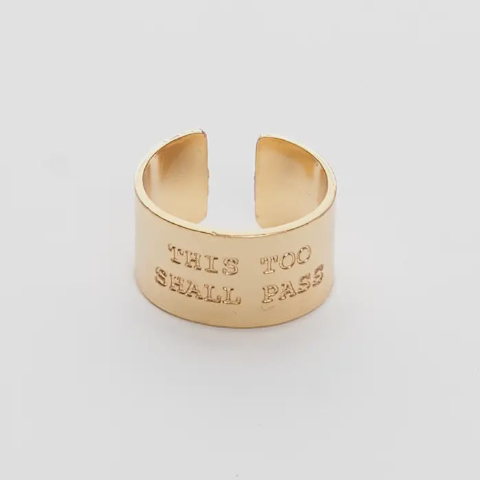 This Too Shall Pass Ring