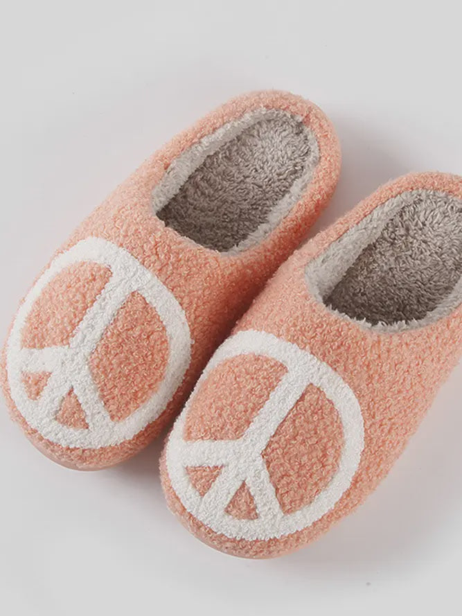 Peace Sign Slipper