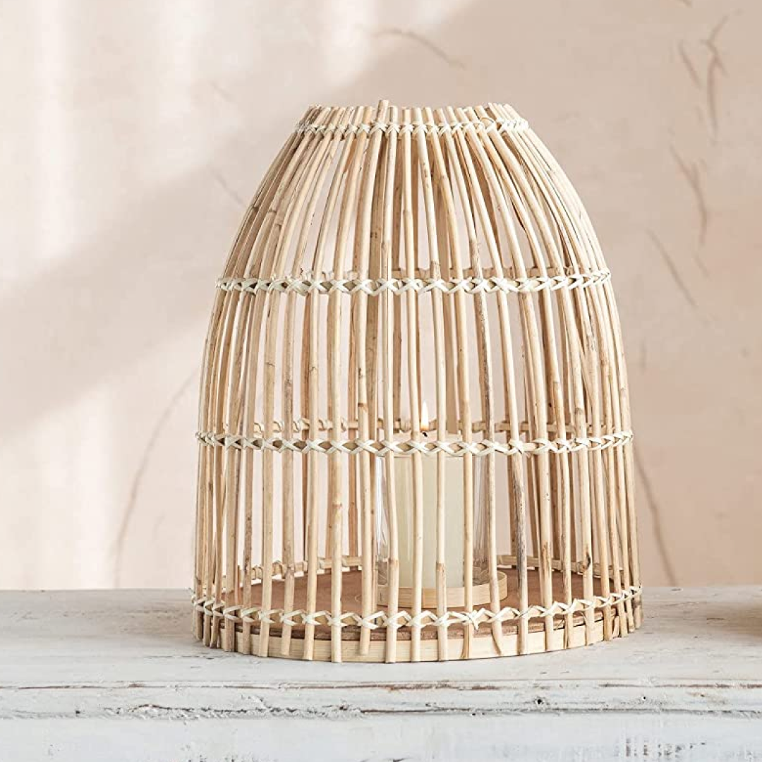 Bamboo Lanterns, Set of 2