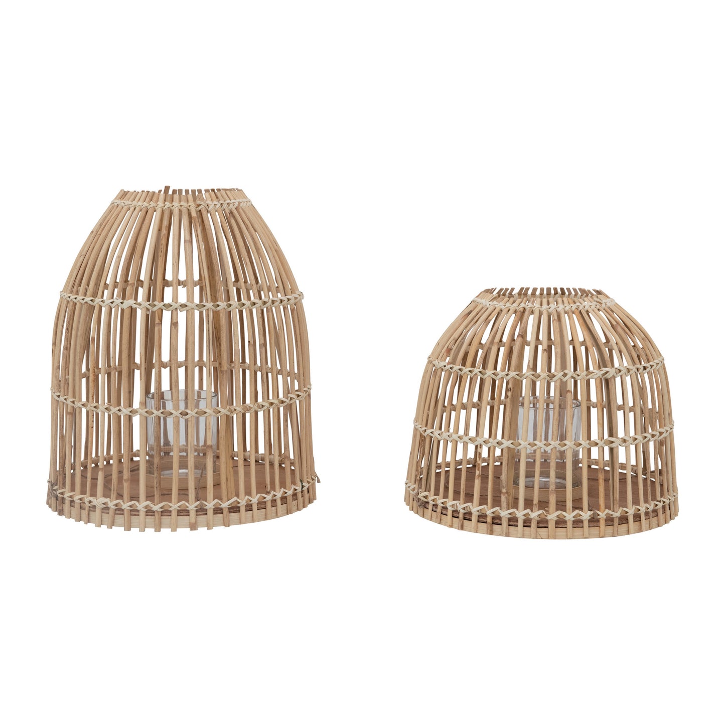 Bamboo Lanterns, Set of 2