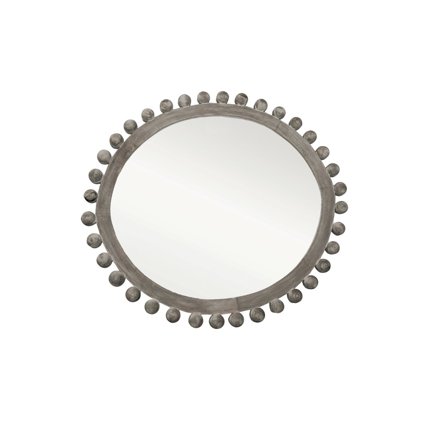 Knobbed Wall Mirror
