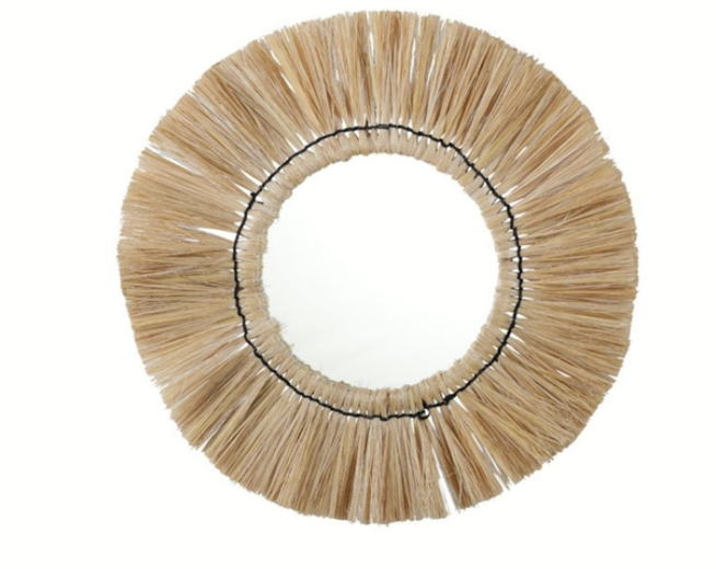 Grass Fringe Mirror