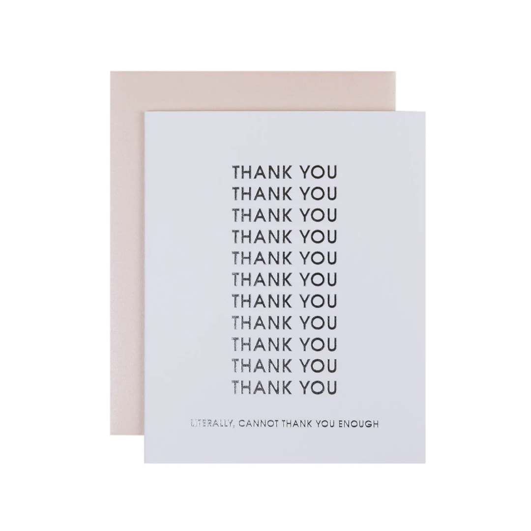 Cannot Thank You Enough
