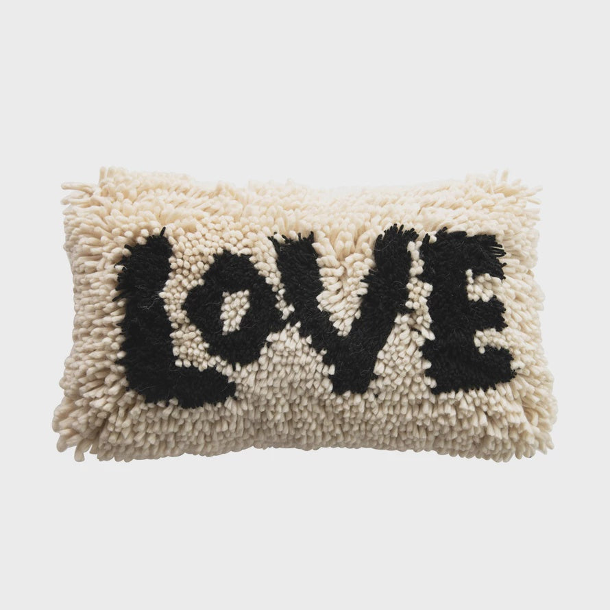 Love Shag Lumbar Pillow