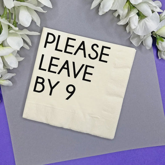 Please Leave By 9 Cocktail