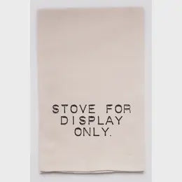 Stove For Display Only Tea Towel