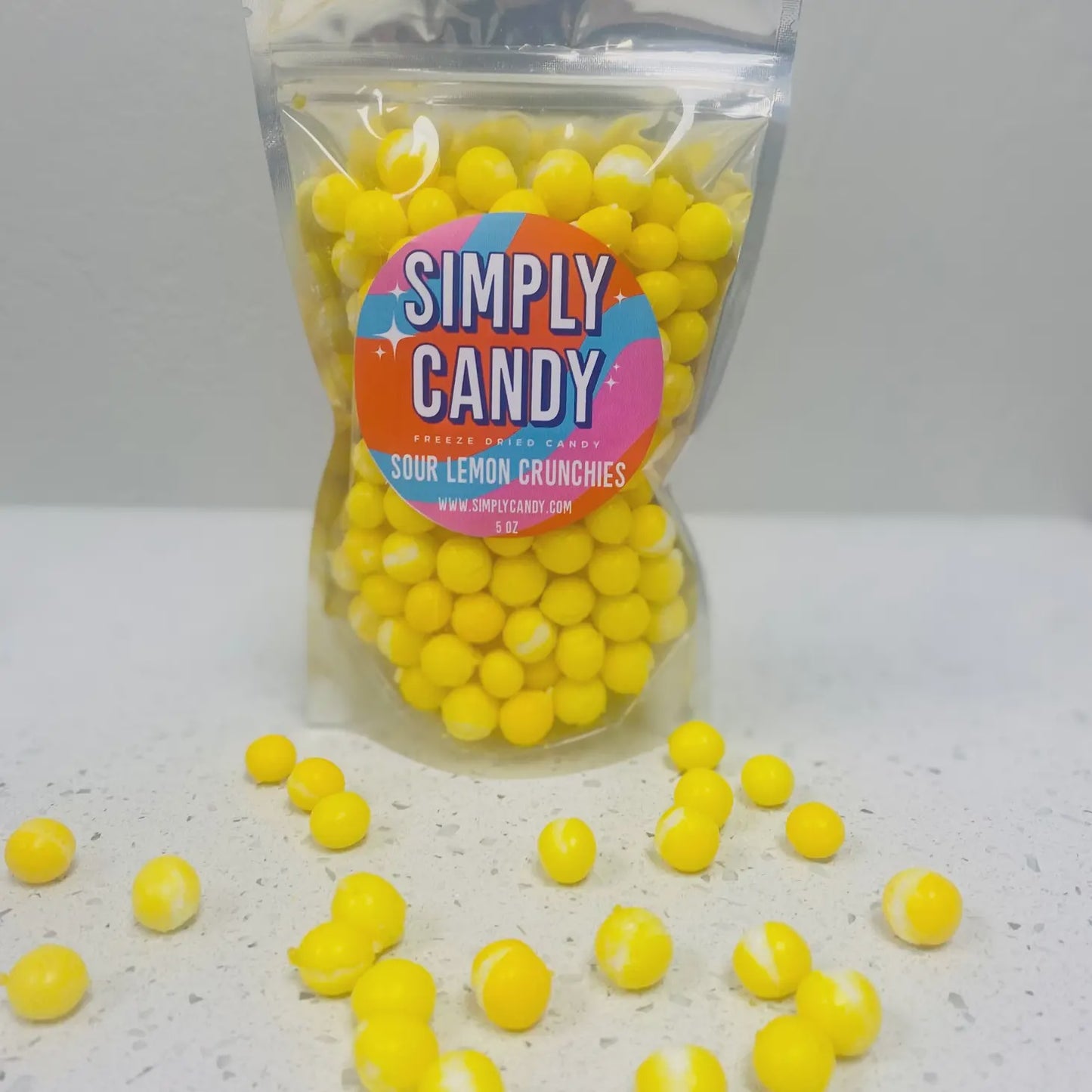 Freeze Dried Sour Lemon Candy