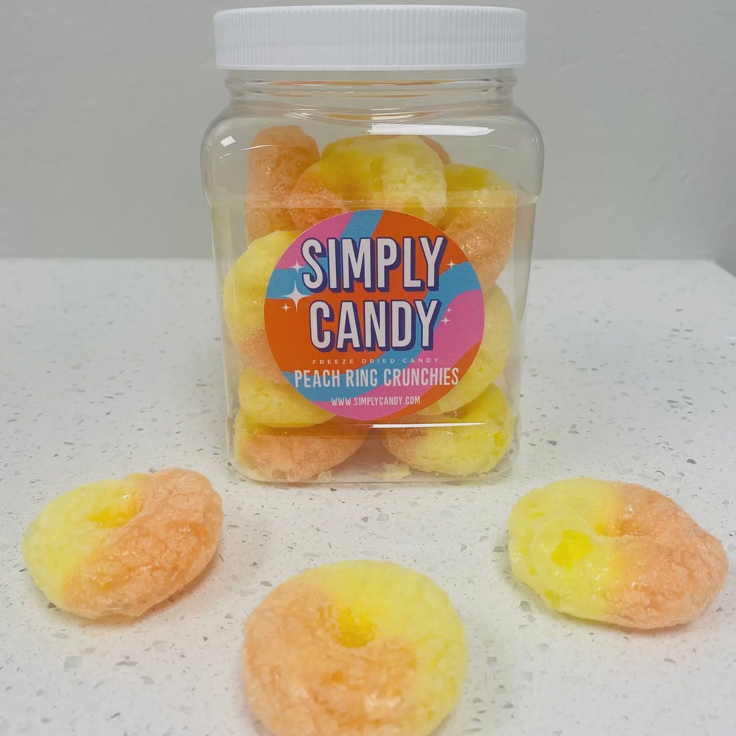 Freeze Dried Peach Rings