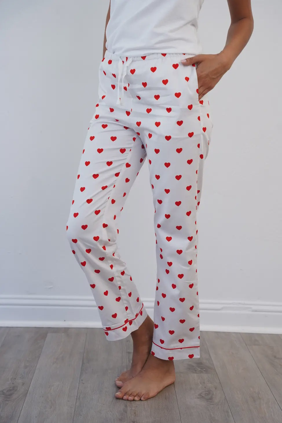 Red Heart Sleep Pants