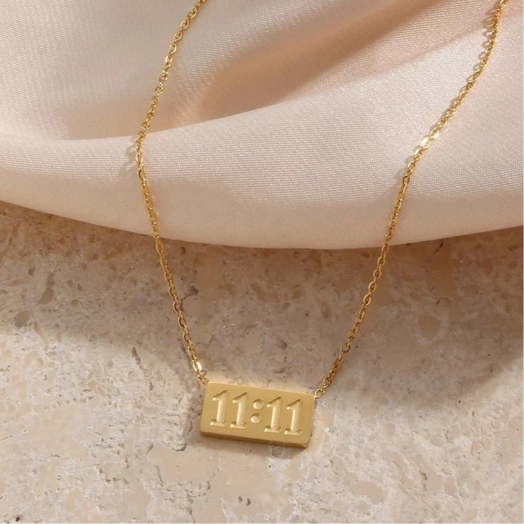 11:11 Bar Necklace