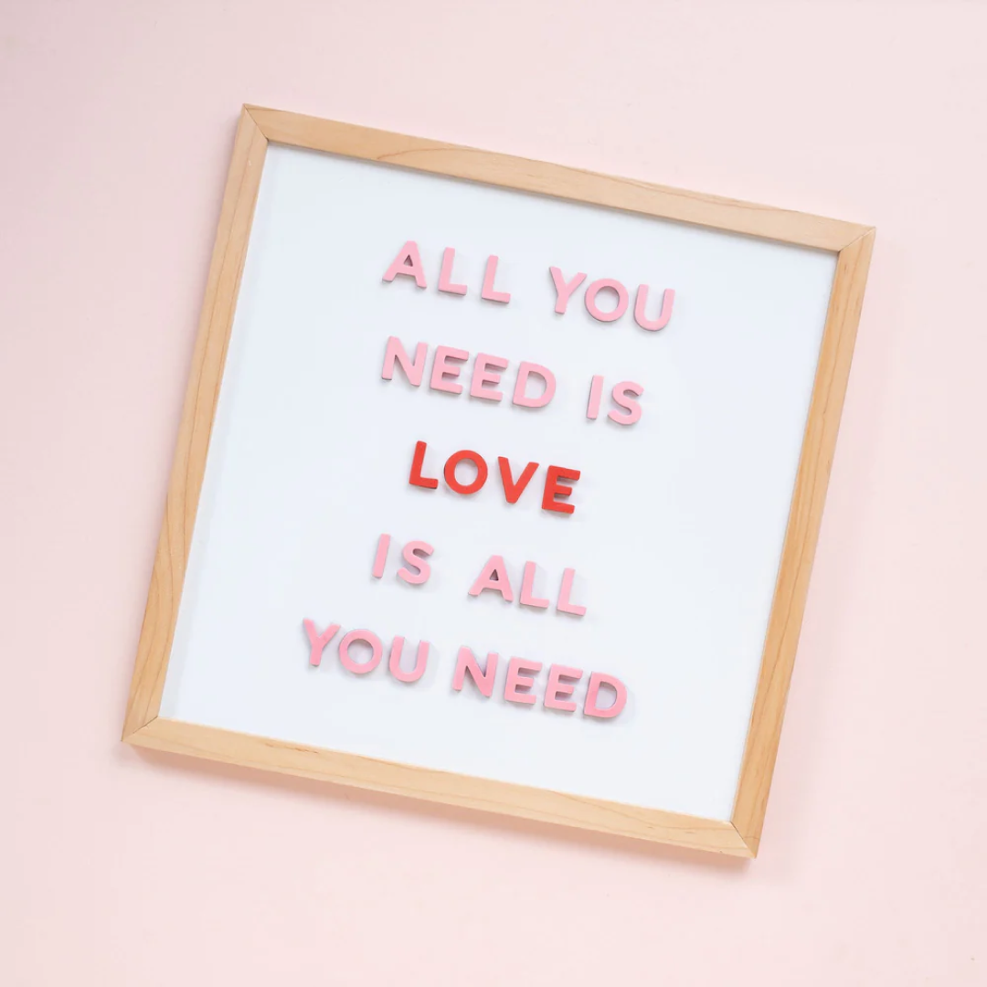 15x15 White Magnetic Letter Board