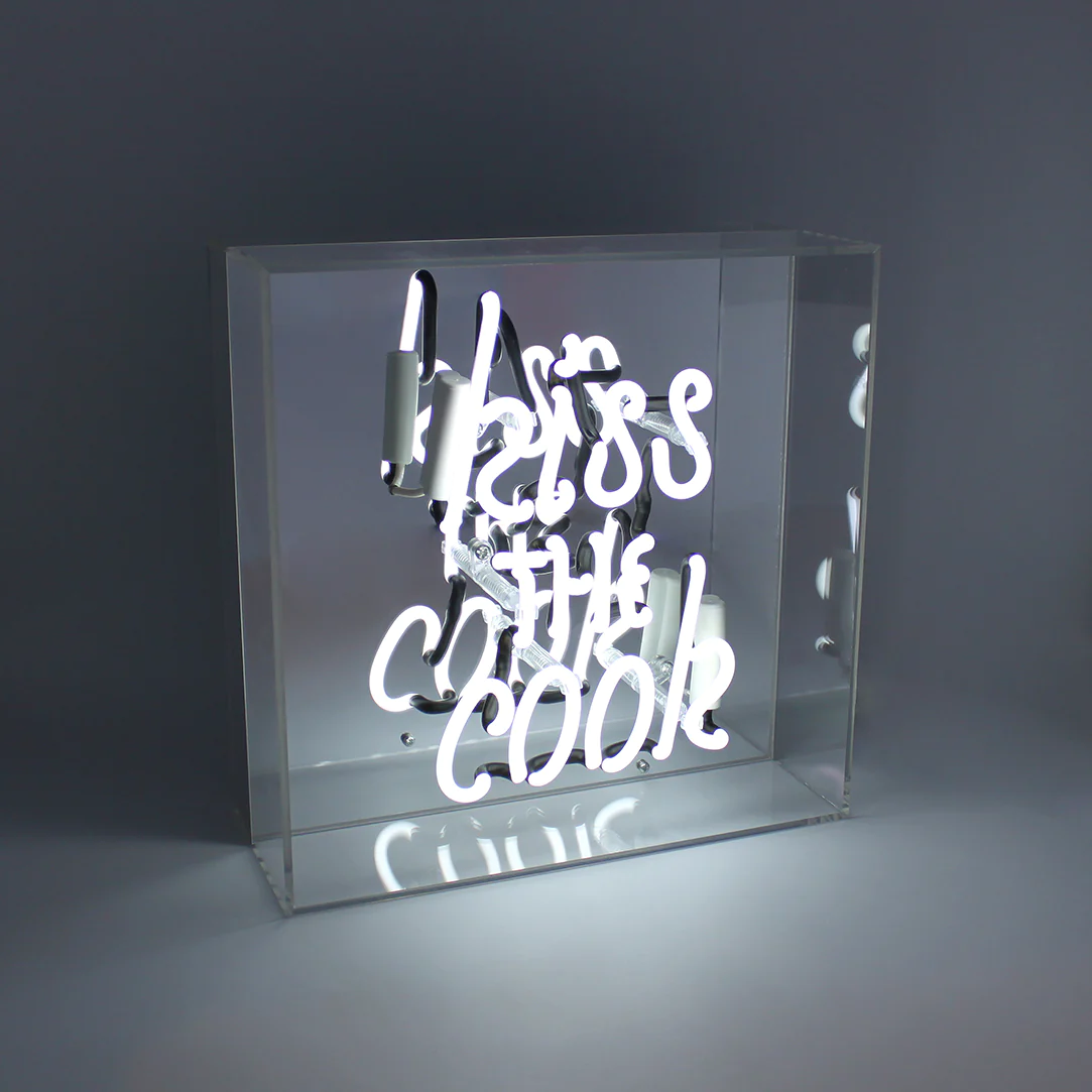 'Kiss The Cook' Neon Light