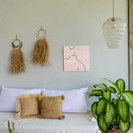 Mondu Silver Metal Wire Lampshade