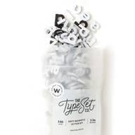 Lowercase White Magnetic Letters