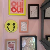 Smiley Wall Hanging - Neon Yellow