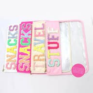 Hot Pink Snacks Pouch