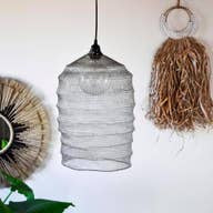 Watu Silver Metal Wire Lampshade