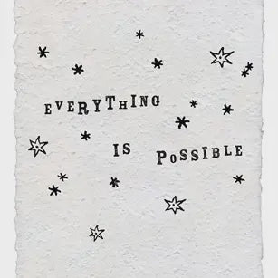 Everything is Possible 12 x 16