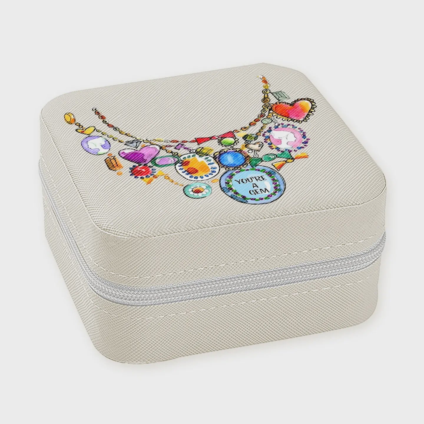 You're A Gem Travel Jewelry Box