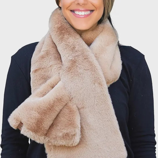 Faux Fur Pull Through