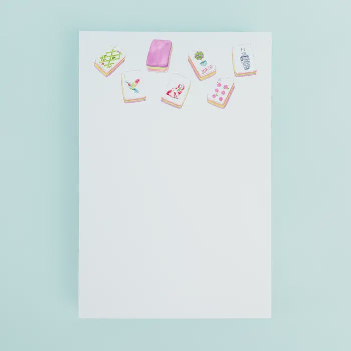 Large Mahjong Tiles Notepad