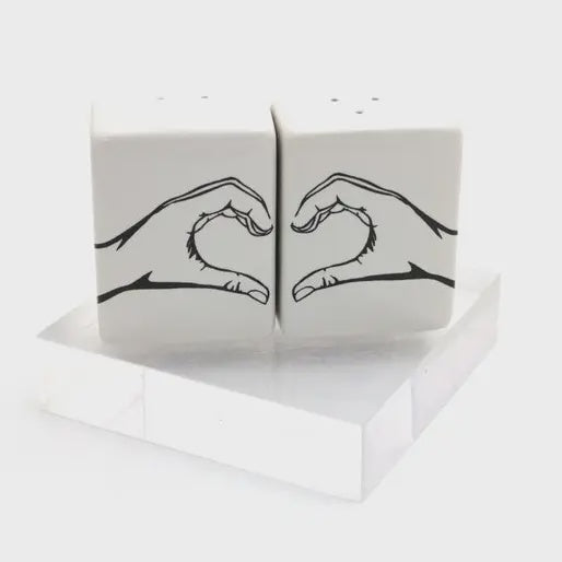 Hand Heart Salt + Pepper