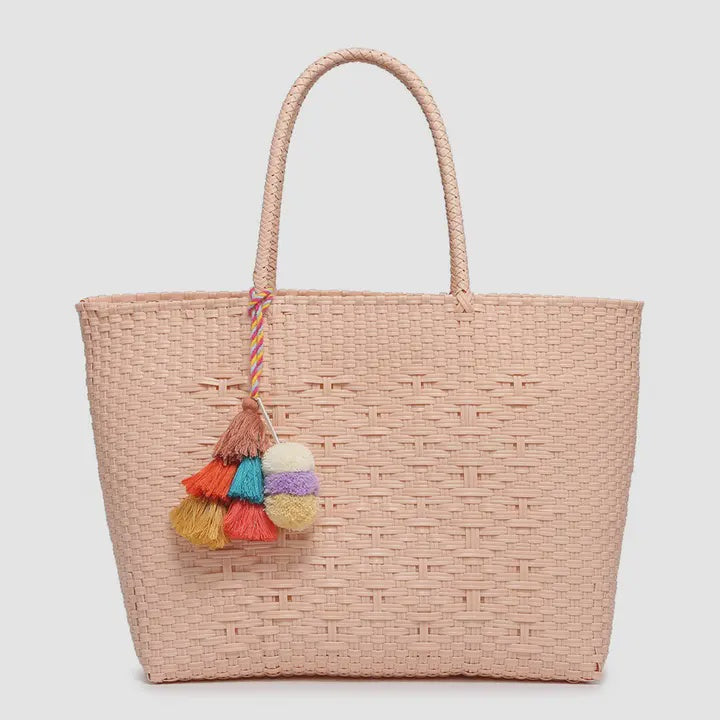 Diamond - Dark Pink Large Tote