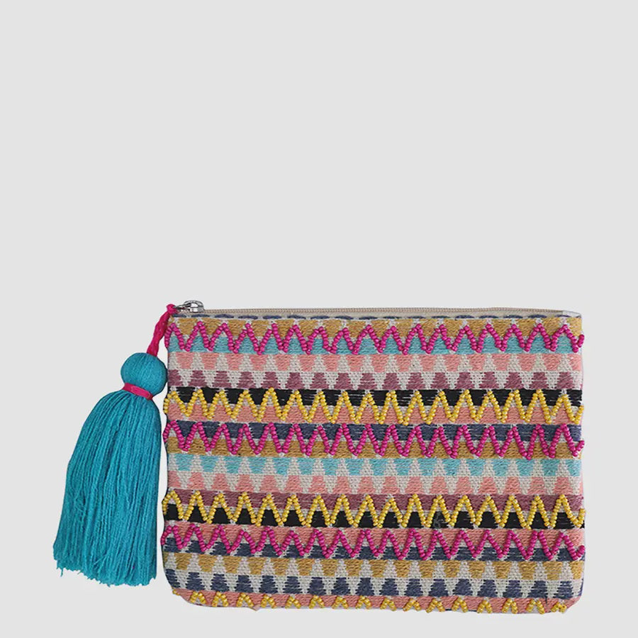 Turquoise-Multi Pouch