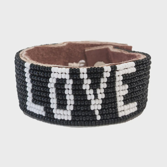 Medium Beaded Love Cuff
