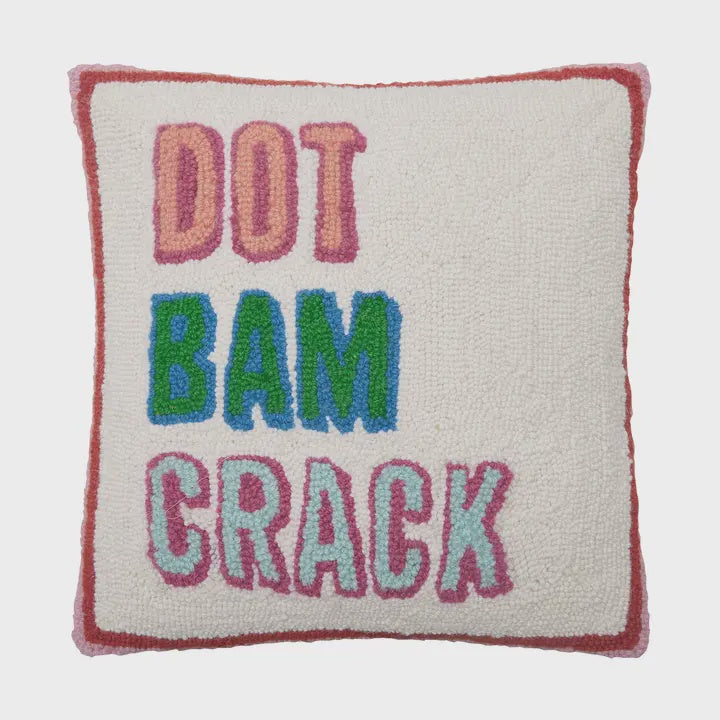 Dot Bam Crack Hook Pillow