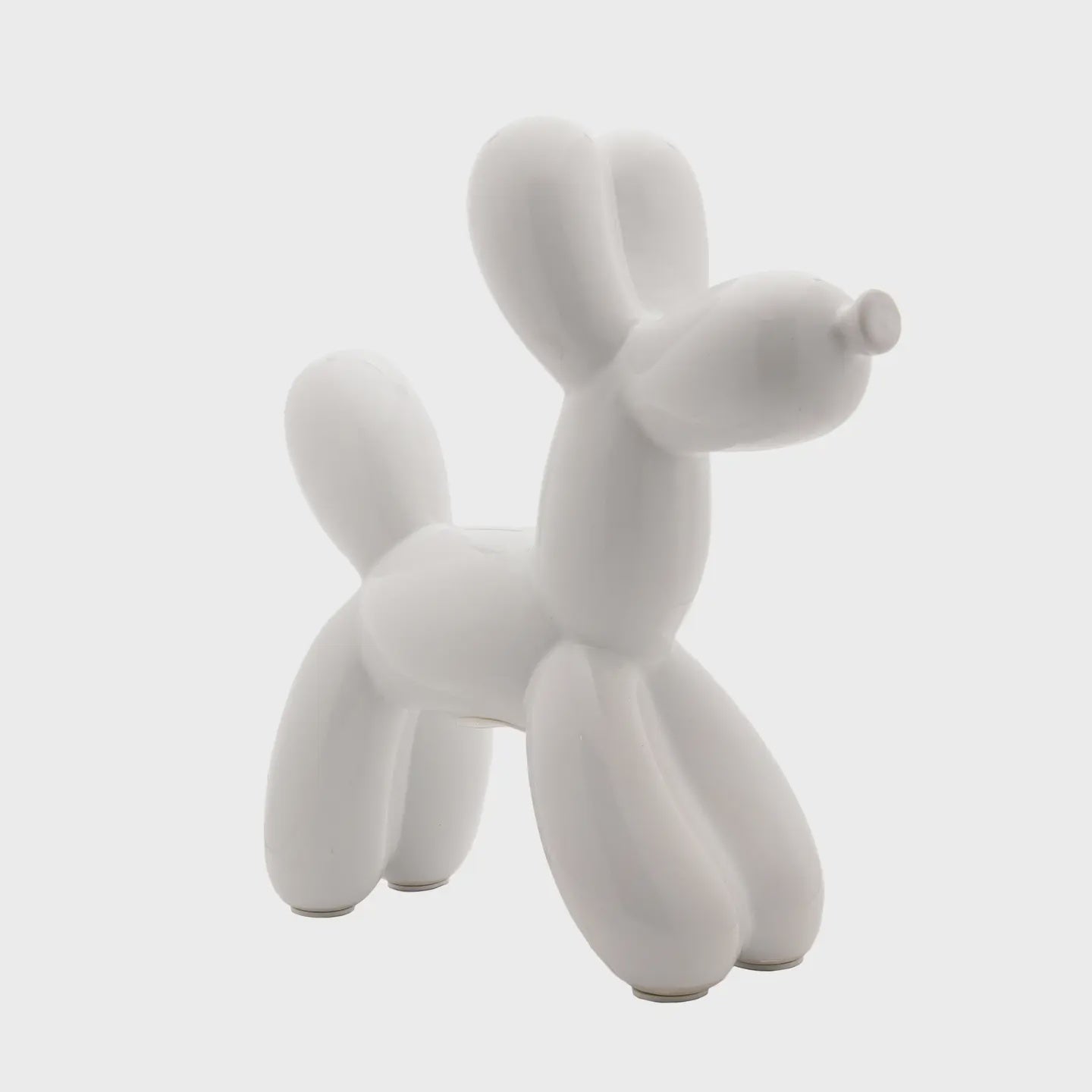 Lg. White Balloon dog 12"