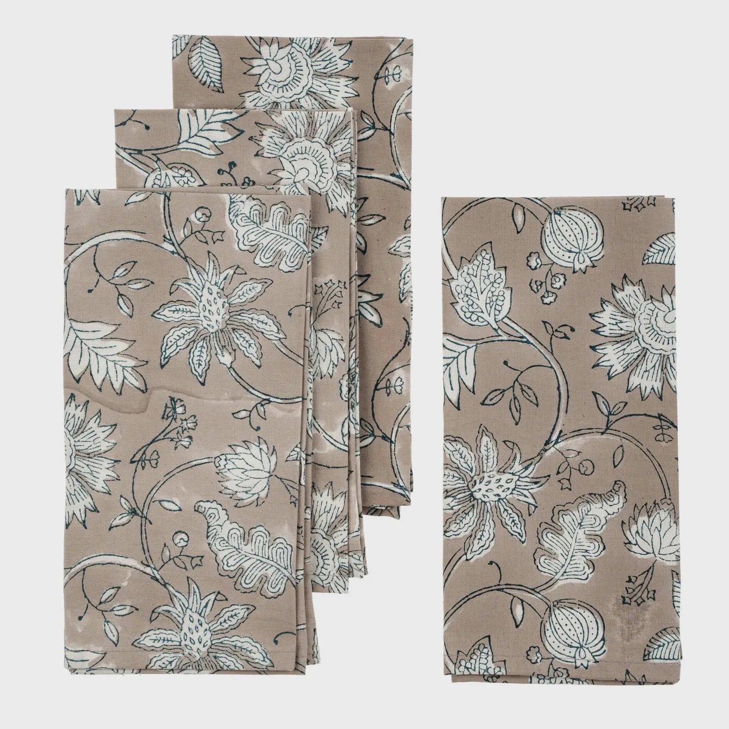 Tierra Block Print Napkins s/4