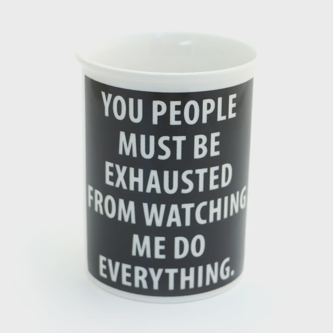 Exhausted Because I Do Everything Pen and Pencil Cup
