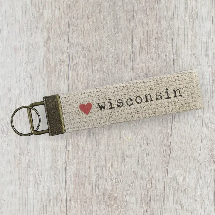Heart Fairfield Keychain